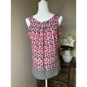 Marc New York Women Sleeveless Blouse Top Shirt Size Medium
